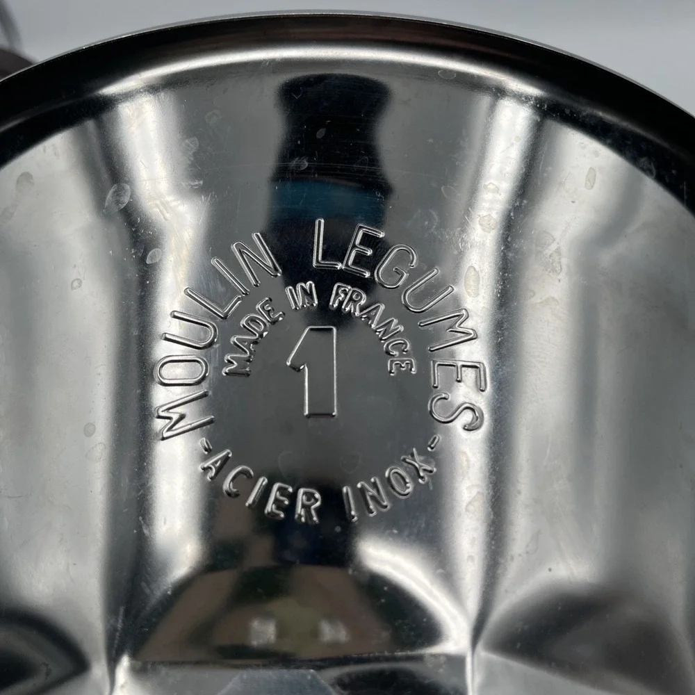 Moulin Legumes France No. 1 Stainless Food Mill Manual Vegetable Press Strainer‎